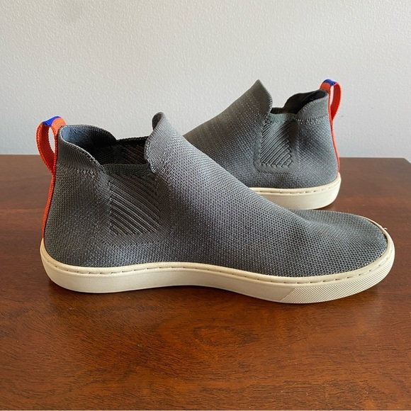 Rothy's Gray and White Chelsea Boots - Picture 1 of 6
